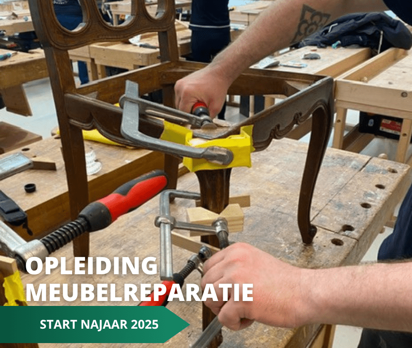 HMC NEXT, mbo opleiding Meubelreparatie, De Her, Buurman, Deltion, Cibap, Reuse alliance