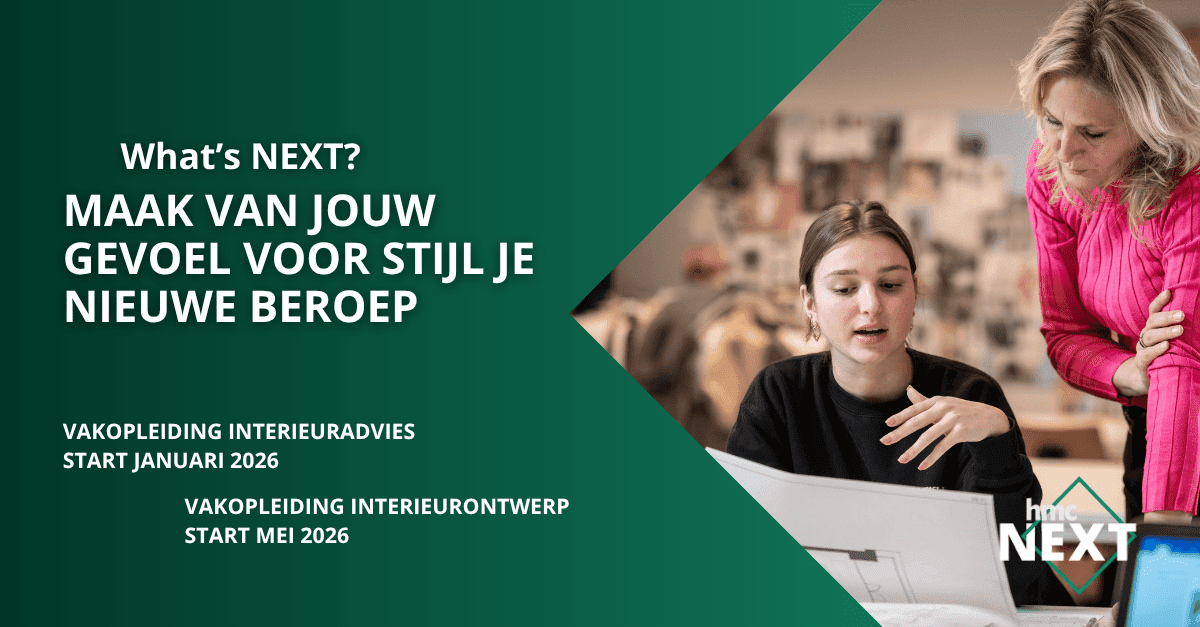 HMC NEXT opleiding cursus interieuradvies interieurontwerp
